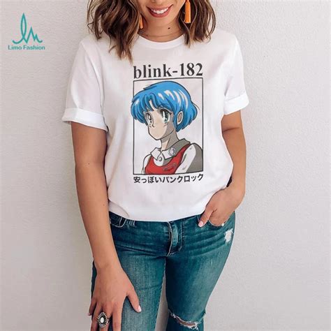 blink 182 anime girl shirt.